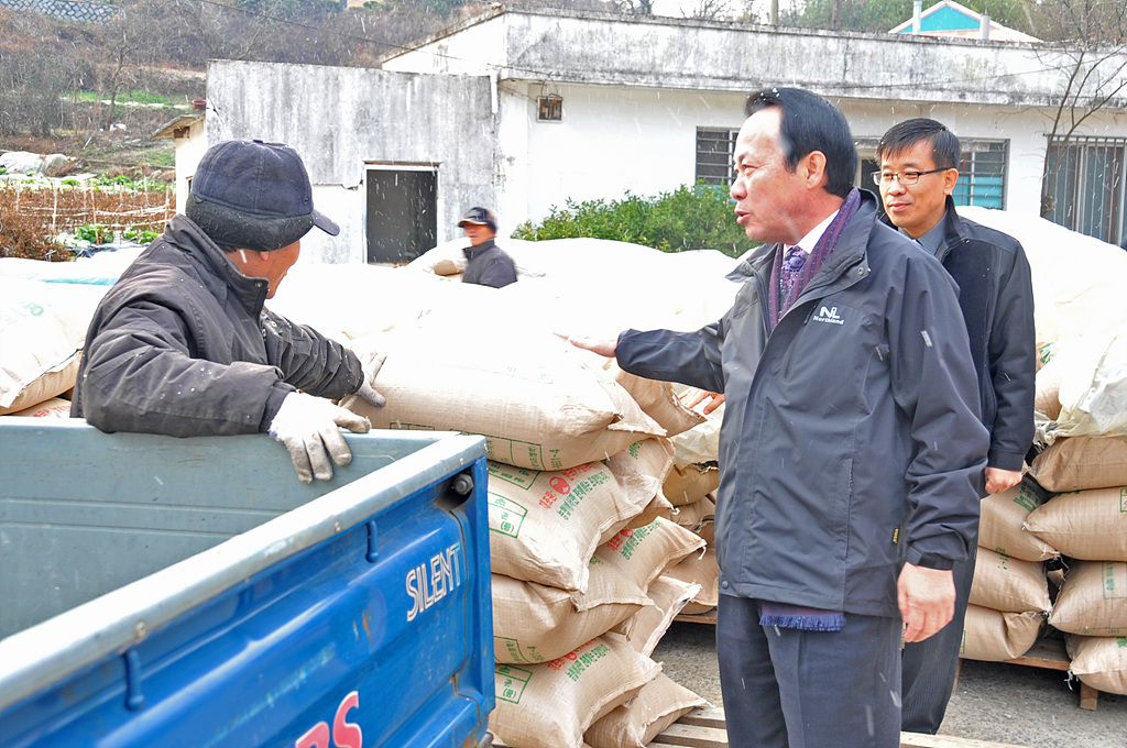 추곡수매 현장 방문