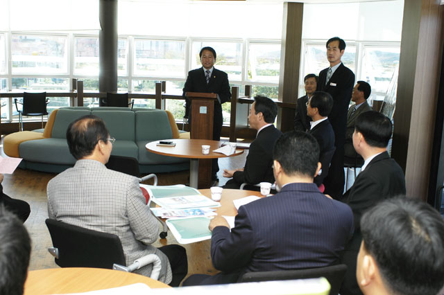 목포시의회의원 방문 - 조곡동 주민자치센터