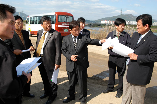 산업건설위원회 현장 방문
