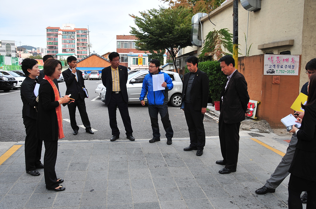 교통약자 보행환경 개선 조사 특별위원회 현장 활동