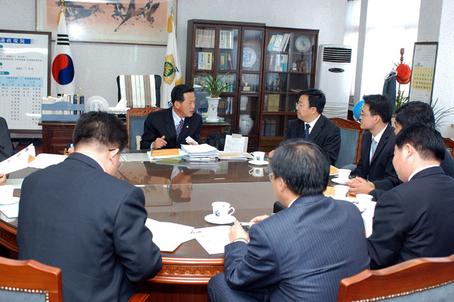 중국 청도시 대표자 방문