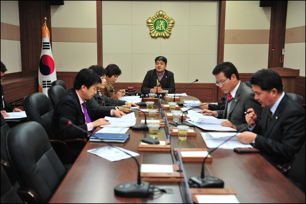 신대배후단지조사 특별위원회 회의