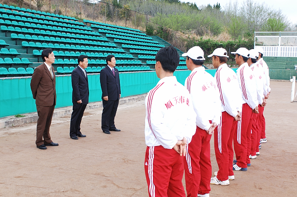 2003-04-08 도민체전 출전 선수단 격려