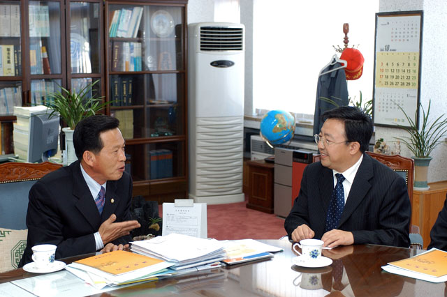 중국 청도시 대표자 방문