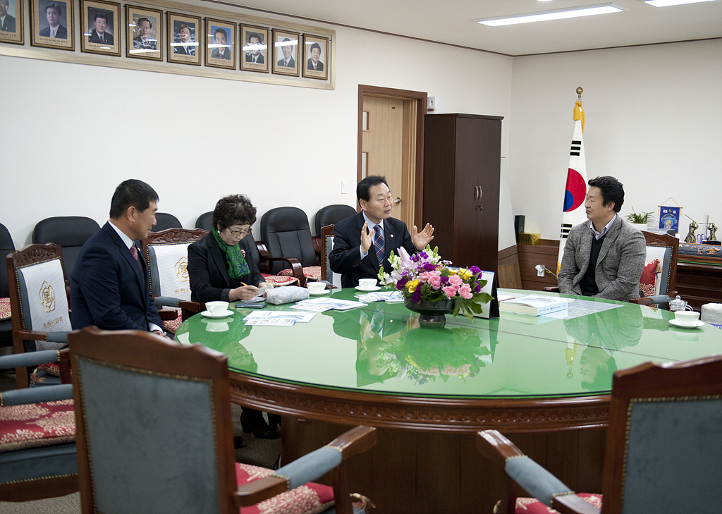 강진군의회 의장님 방문