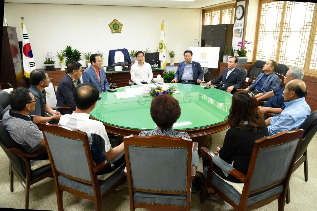 별량면 이장단 의장실 방문