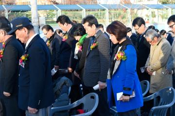 우리지역 6.25 참전 학도병 충혼거리 제막식