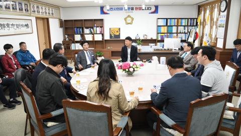 무안군의회 방문