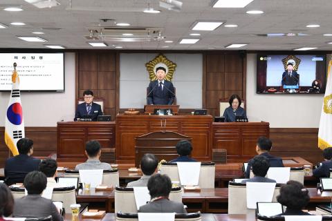 제267회 순천시의회 임시회 제1차 본회의