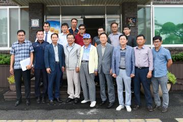 이정현 대표 해룡면사무소 방문