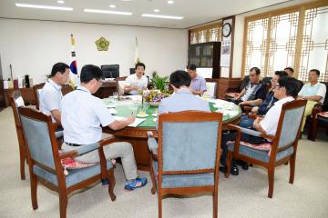 용수동주민자치위원회 면담