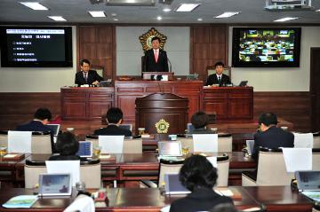제173회 순천시의회(임시회) 제1차 본회의