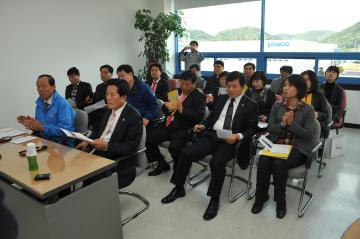 해룡국민임대산단 마그네슘 자전거시설 현장 방문