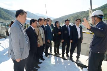 순천시의회 주암댐 국책사업 현장 시찰