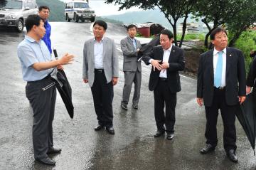 수해 피해 지역 주민 위문 및 현장 활동