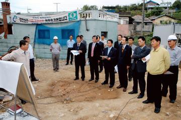 내무위원회 현장활동 - 덕연동 청사 공사 현장