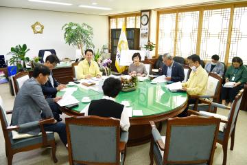 순천시의회 의장단 회의