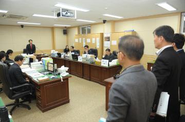 도시건설위원회 행정사무감사 회의