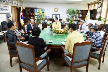 순천시노인회 회원과의 간담회
