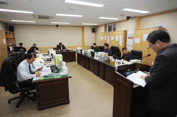 도시건설위원회 행정사무감사 회의