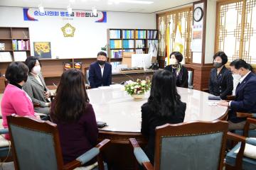 익산시의회 여성가족정책연구회 순천시의회 방문