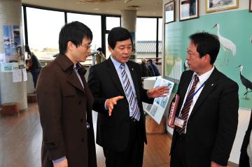 일본 이즈미시  두루미 관찰 센터 등 방문