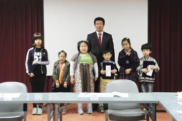 삼산동 용당 뚝방길 벚꽃축제 사상 백일장 시상식