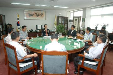 개인택시 순천시 지부 임원 방문