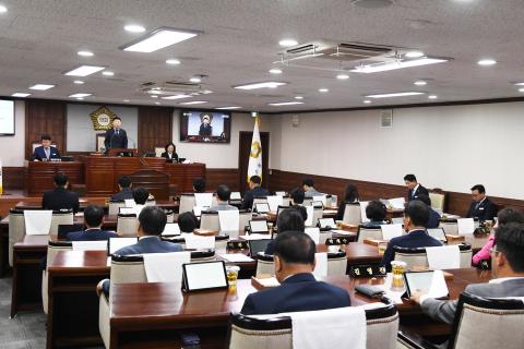 제268회 순천시의회 임시회 제1차 본회의