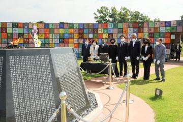 제8대 순천시의회 후반기 1주년 현충탑 참배