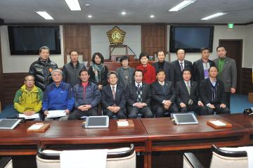 해남군의회 의원 방문