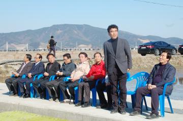 조기재배 벼 전국 첫 노지 모내기 행사