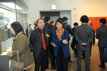 허정 장안순 초대전 오픈식