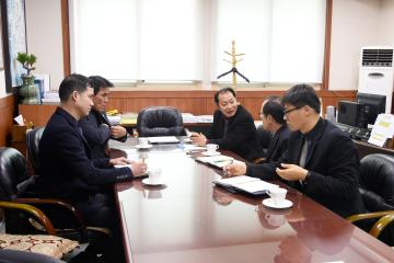 광양만경제자유구역청 행정개발 본부장실 방문