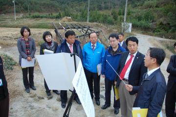 문화경제위원회 자원순환센터 예정부지 현장방문 