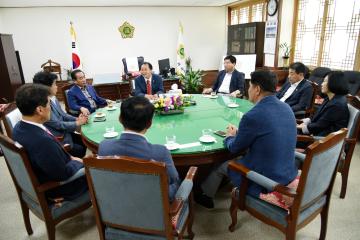 순천시의장단 회의