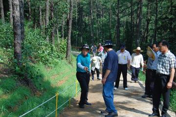 문화경제위원회 용산 전망대 탐조