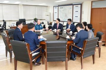 순천시의회 의장단 기관 및 시민단체 방문