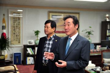 이낙연 국회의원 방문