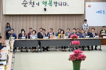 더불어민주당 순처지역위원회 순천시 정책협의회