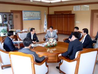 화상경마장 설치 반대 한국마사회 방문