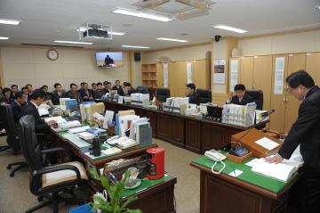 문화경제위원회 행정사무감사 회의