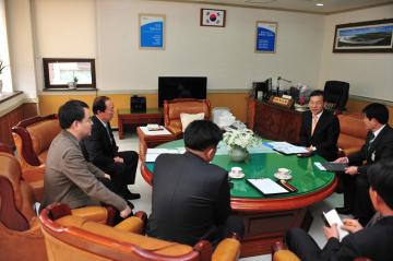 문화경제위원회 도교육청장 및 도 부지사 면담