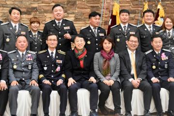 방범대 회장 이취임식