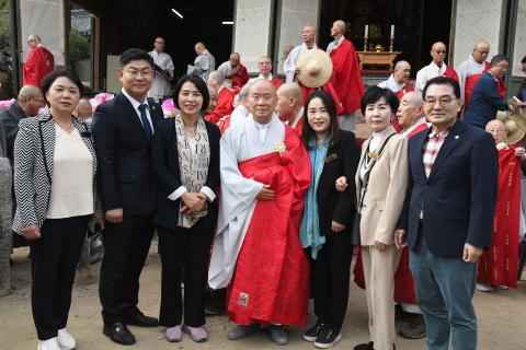 선암사 승범스님 진산식