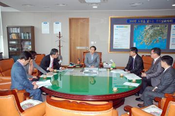 신대배후단지조사특위 현장 방문 - 도의회 방문