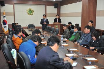 곡성군 석곡면 주민자치위원 방문