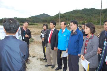 문화경제위원회 자원순환센터 예정부지 현장방문 