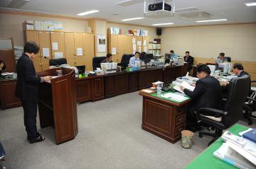 문화경제위원회 업무보고  &현장방문